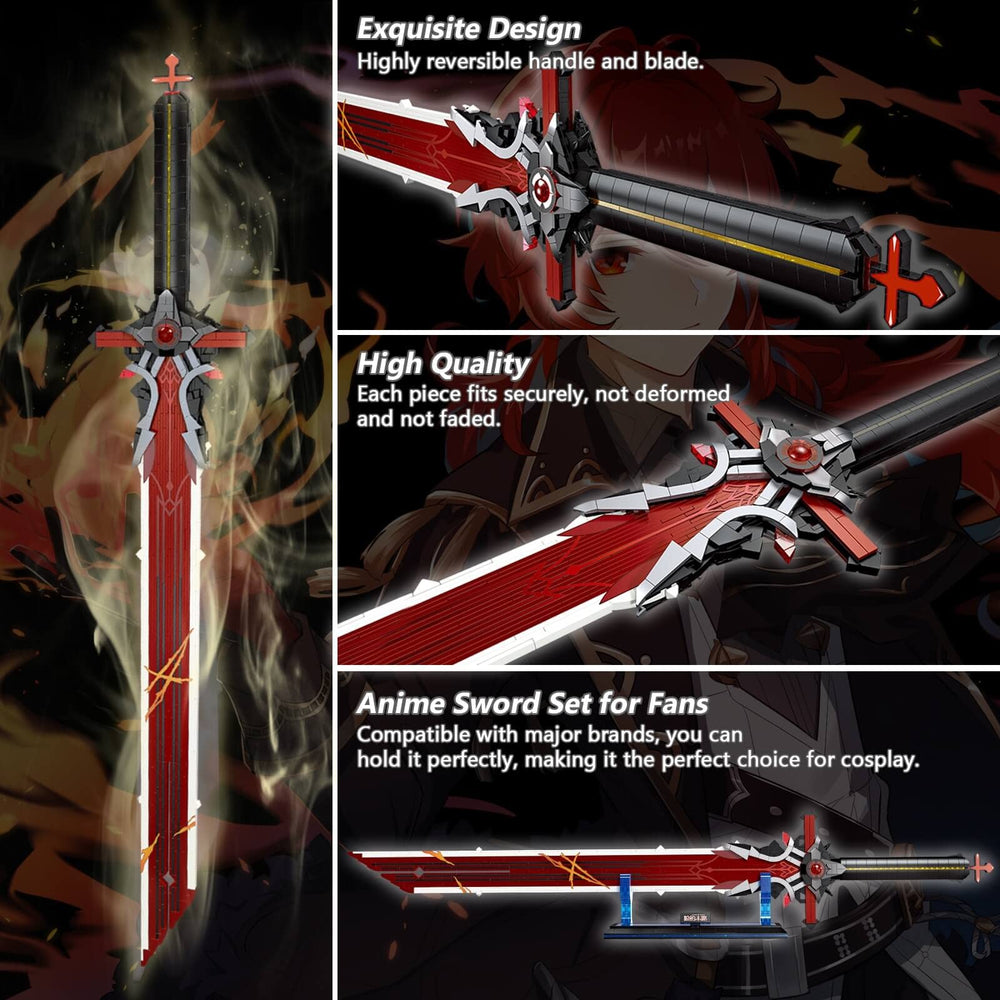 HIGH GODO 41-inch sword length offers a commanding cosplay prop.