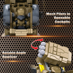 HIGH GODO Artillery Mech on a desk setup, adding office ambience.