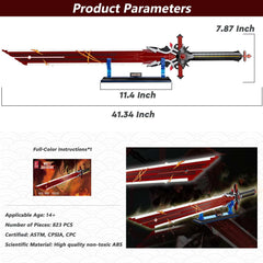 HIGH GODO cosplay-ready collectible sword enhances display and collection.
