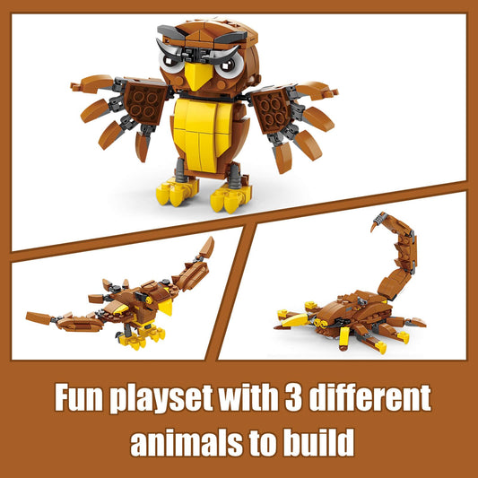 HIGH GODO Creator 3-in-1 Shark model for creative building and showcase