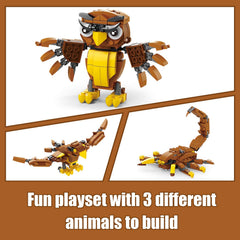 HIGH GODO Creator 3-in-1 Shark model for creative building and showcase