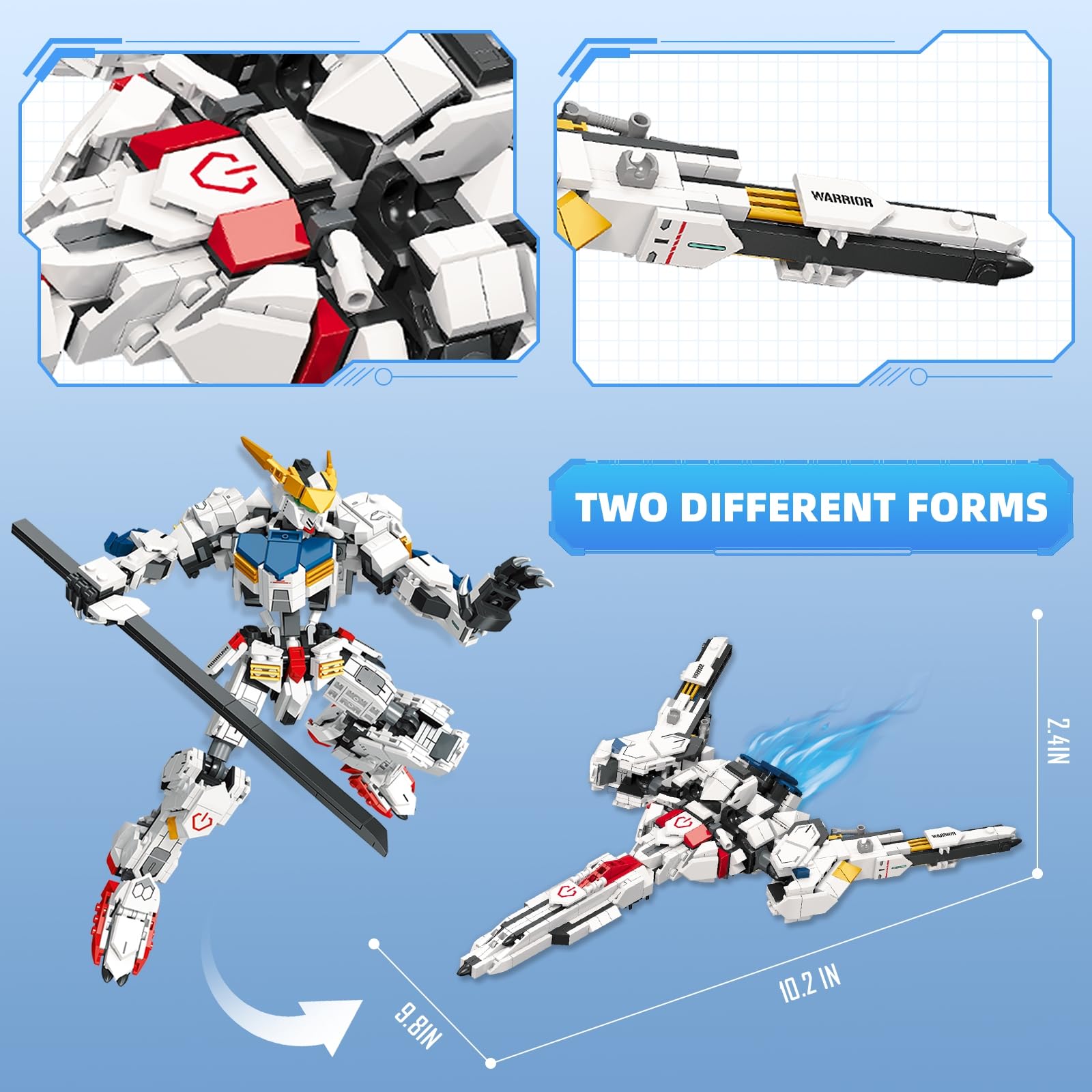 HIGH GODO display-mech-collectible showcased as a sleek office centerpiece.