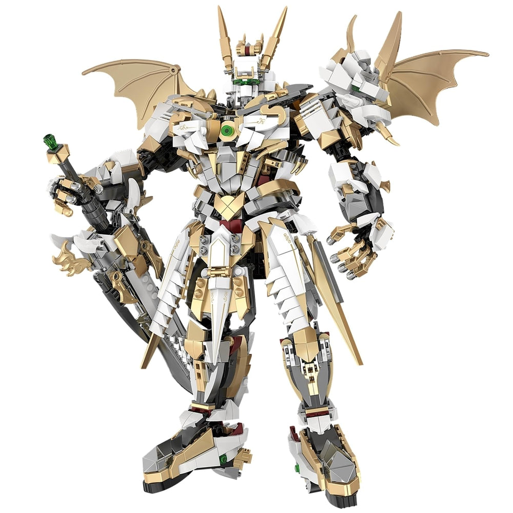 HIGH GODO Hero Mech assembly shot highlights 1609-piece build for adults