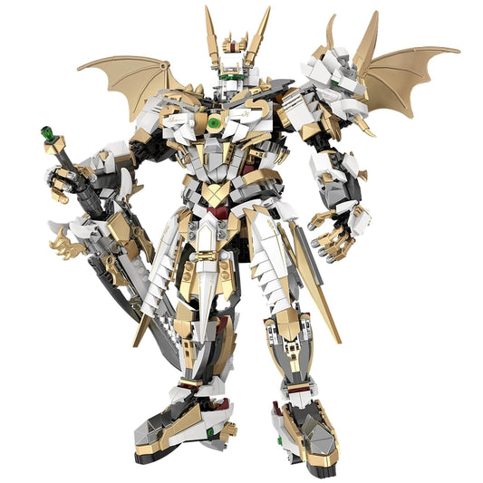 HIGH GODO Hero Mech assembly shot highlights 1609-piece build for adults