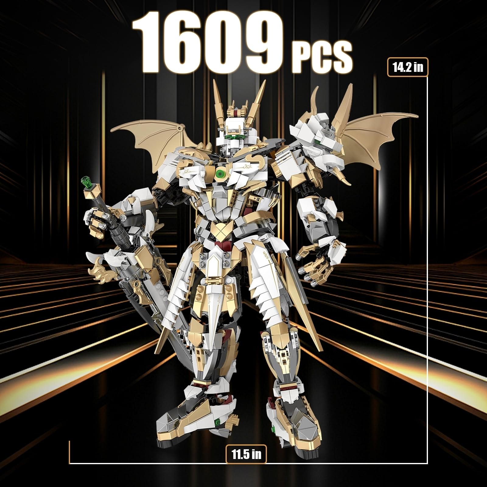 HIGH GODO Hero Mech large-scale model as desk centerpiece display