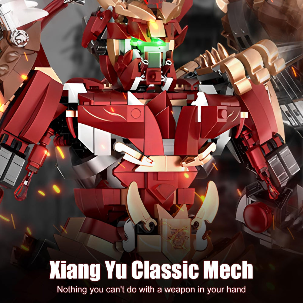 HIGH GODO Hero Mech weapon details showcase authentic armament for display.