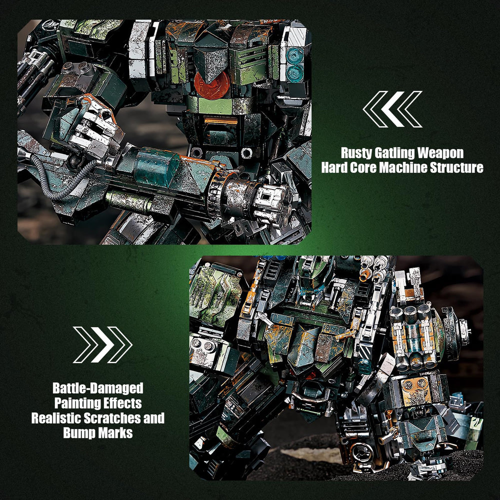 High GODO battle-damage scratches: authentic wear marks add rugged realism to displays.