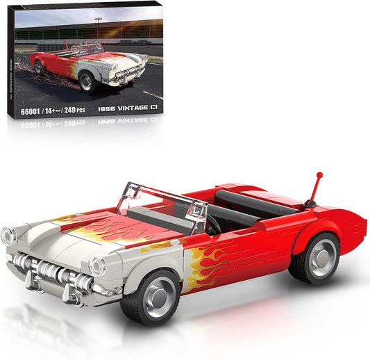 HIGH GODO Race Car Assembly Kit showing precise parts for a satisfying build.