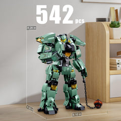 HIGH GODO transforming mech kit joints and poseable parts enable dynamic poses.