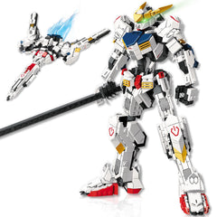 HIGH GODO transforming robot city-warrior-mech ready for dynamic desk display.