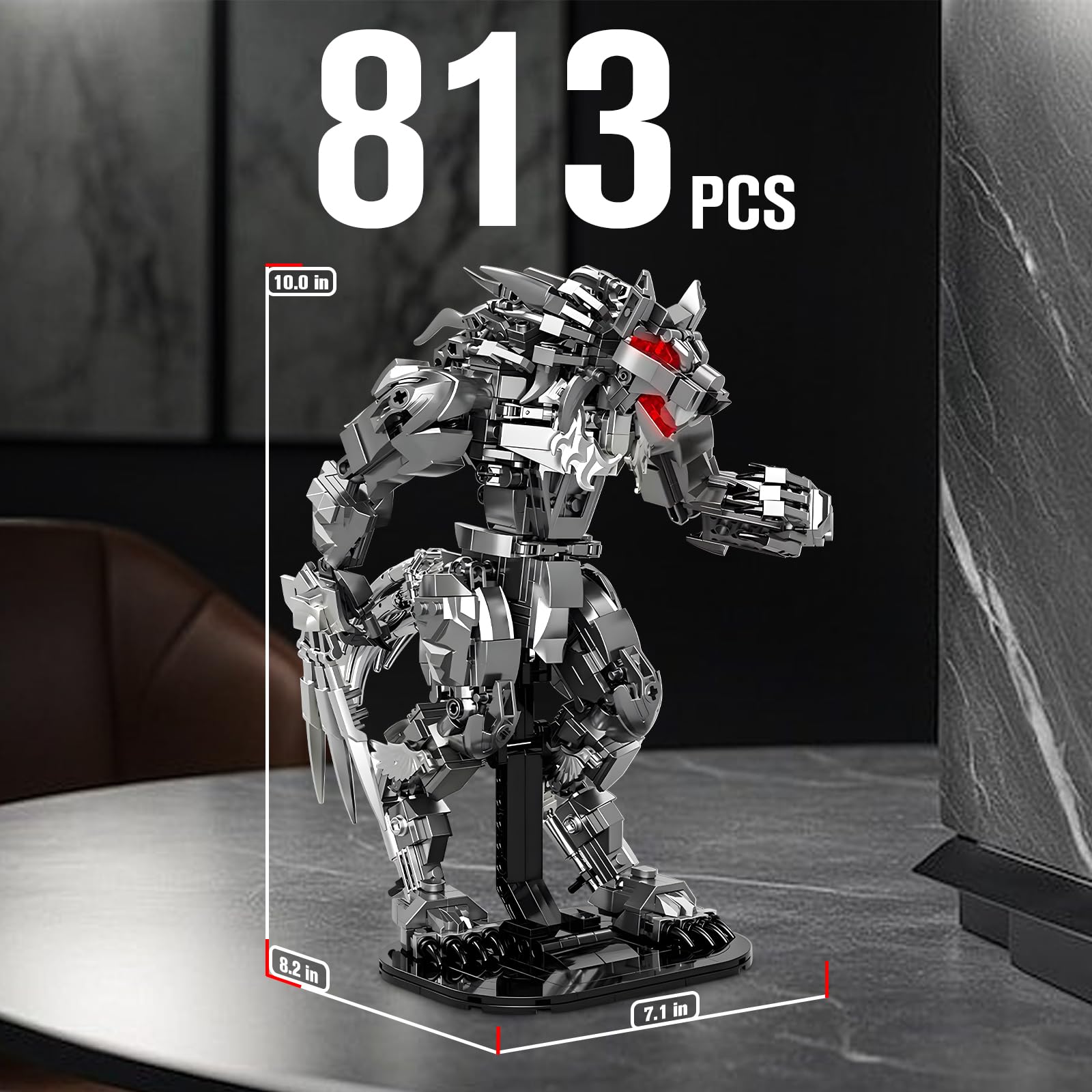 HIGH GODO Werewolf Mech joint poses enable dynamic scenes.