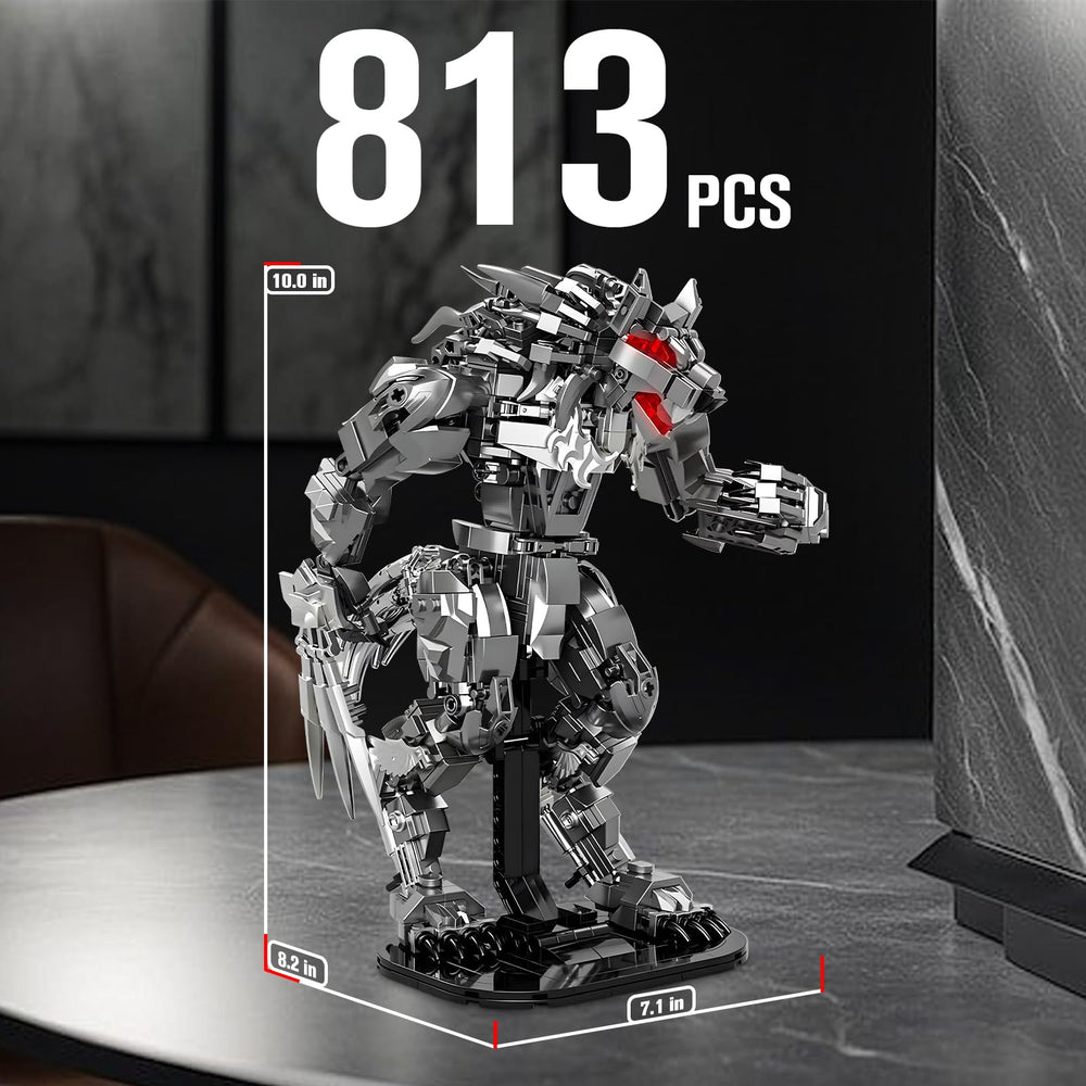 HIGH GODO Werewolf Mech joint poses enable dynamic scenes.