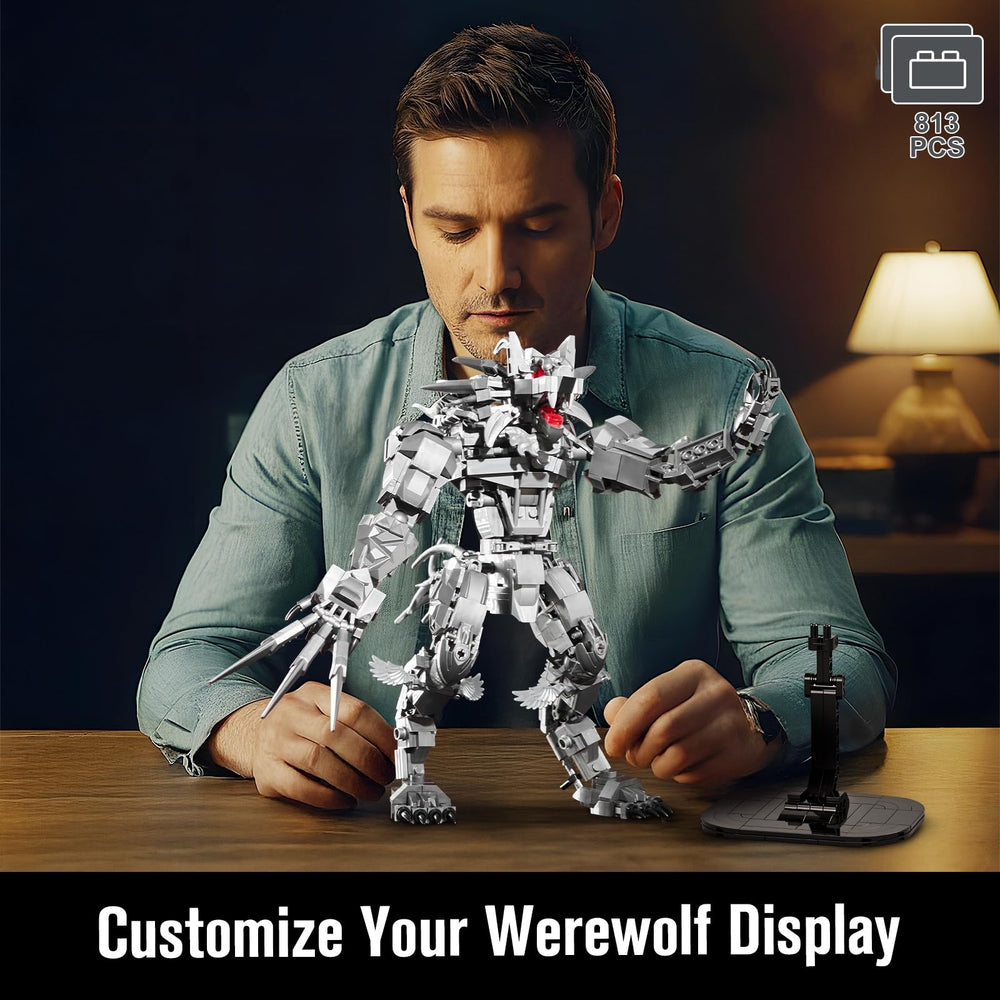 HIGH GODO Wolf night display gift ideal for monster lovers.