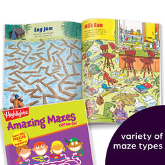 Highlights for Children Amazing Mazes animal friends illustration for engaging, screen-free play
