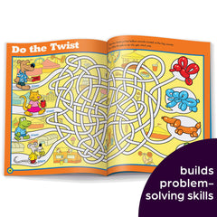 Highlights for Children Amazing Mazes book 2 inside showing progressive mazes to boost confidence