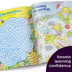 Highlights for Children Amazing Mazes color pages with friendly scenes supporting focus