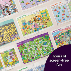 My First Puzzle Fun 4-Book Set travel-friendly set for on-the-go learning.