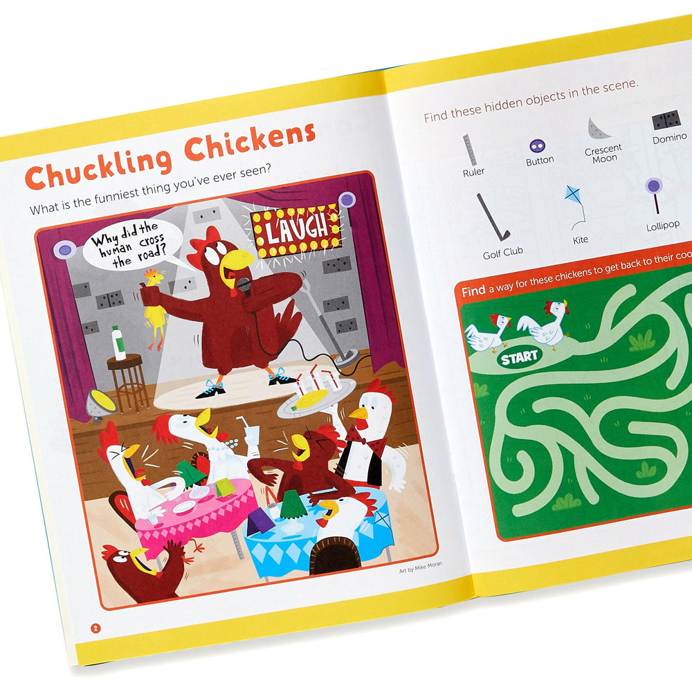 Highlights My First Hidden Pictures 4-Book Set pages show bw and color images for early learning.