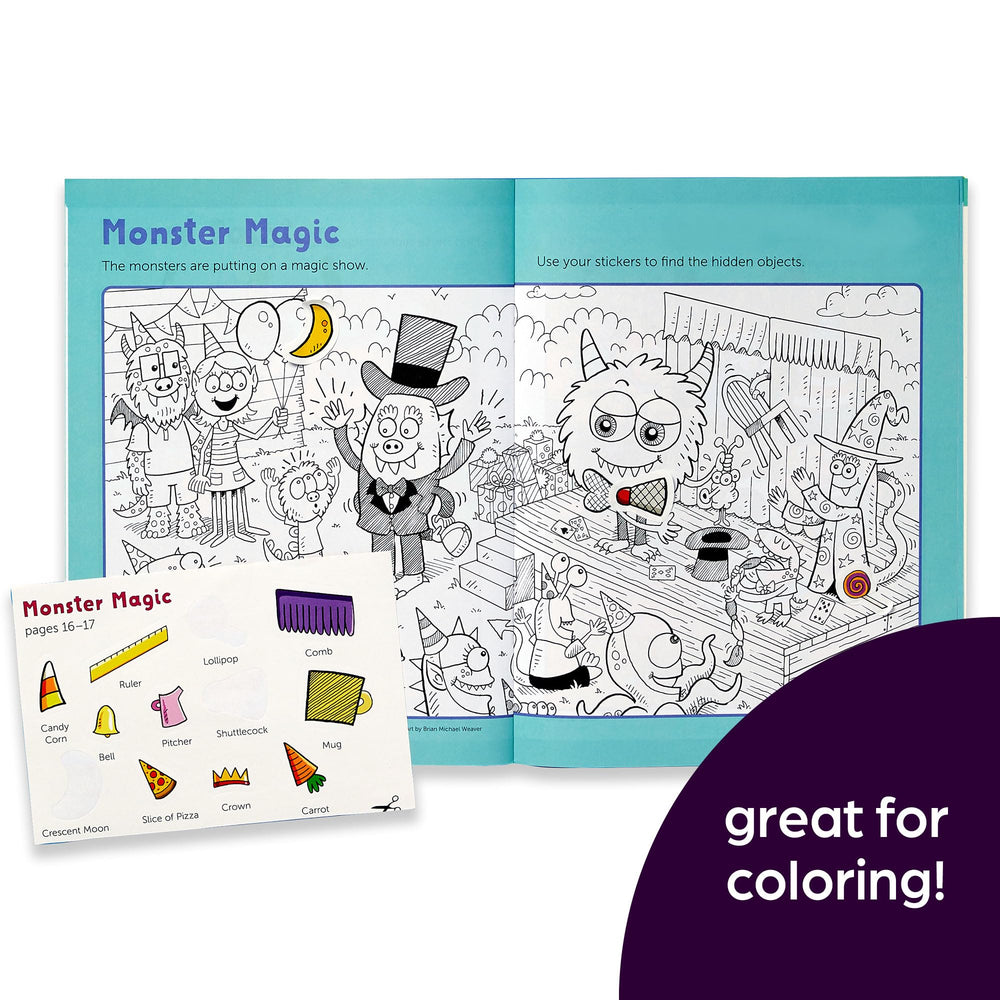 Highlights set packaging features a bonus booklet and extra stickers included.