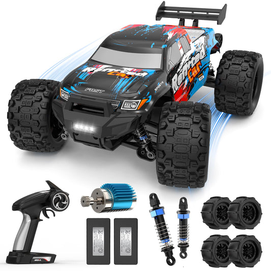 Highmall 1/16 RC Car front view for fast outdoor action and sleek design.