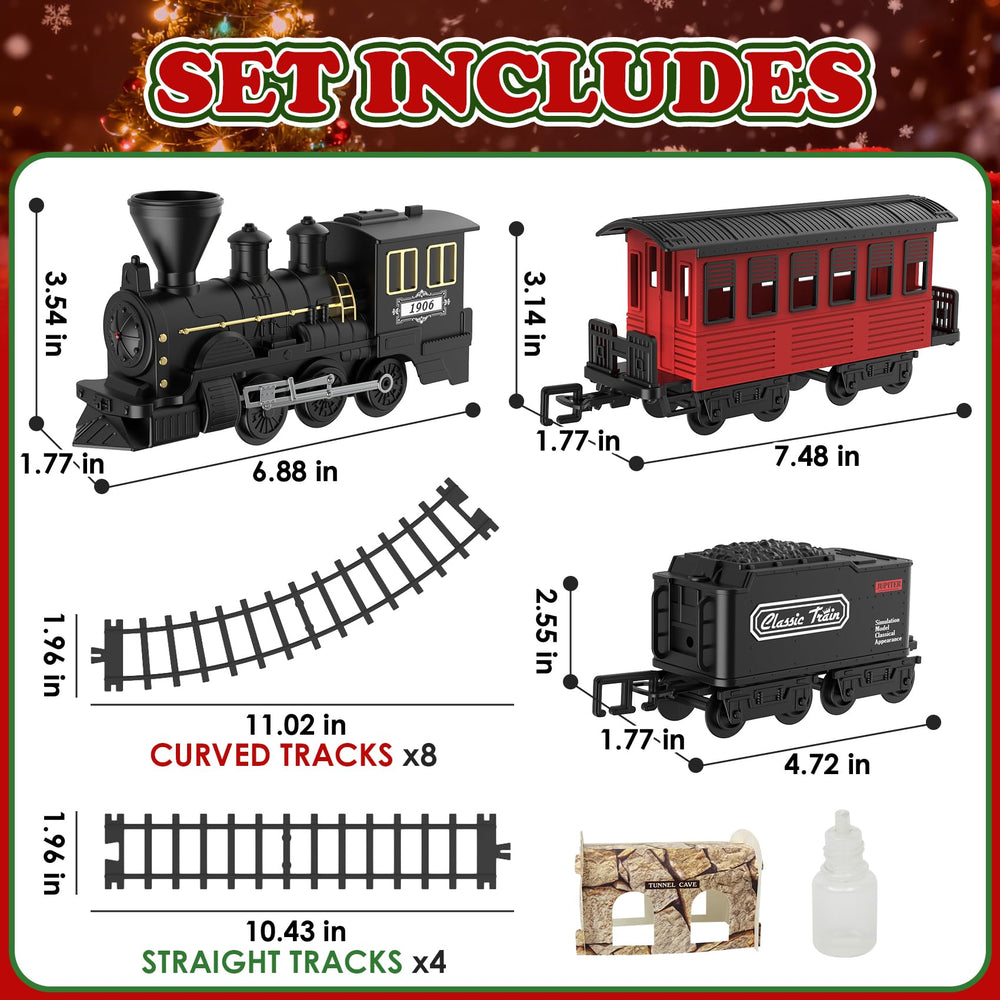 Highmall Christmas tree centerpiece featuring warm lights around the rails