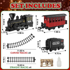 Highmall Christmas tree centerpiece featuring warm lights around the rails