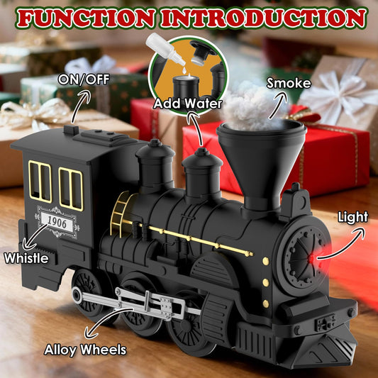 Highmall passenger carriages with LED lights for festive play