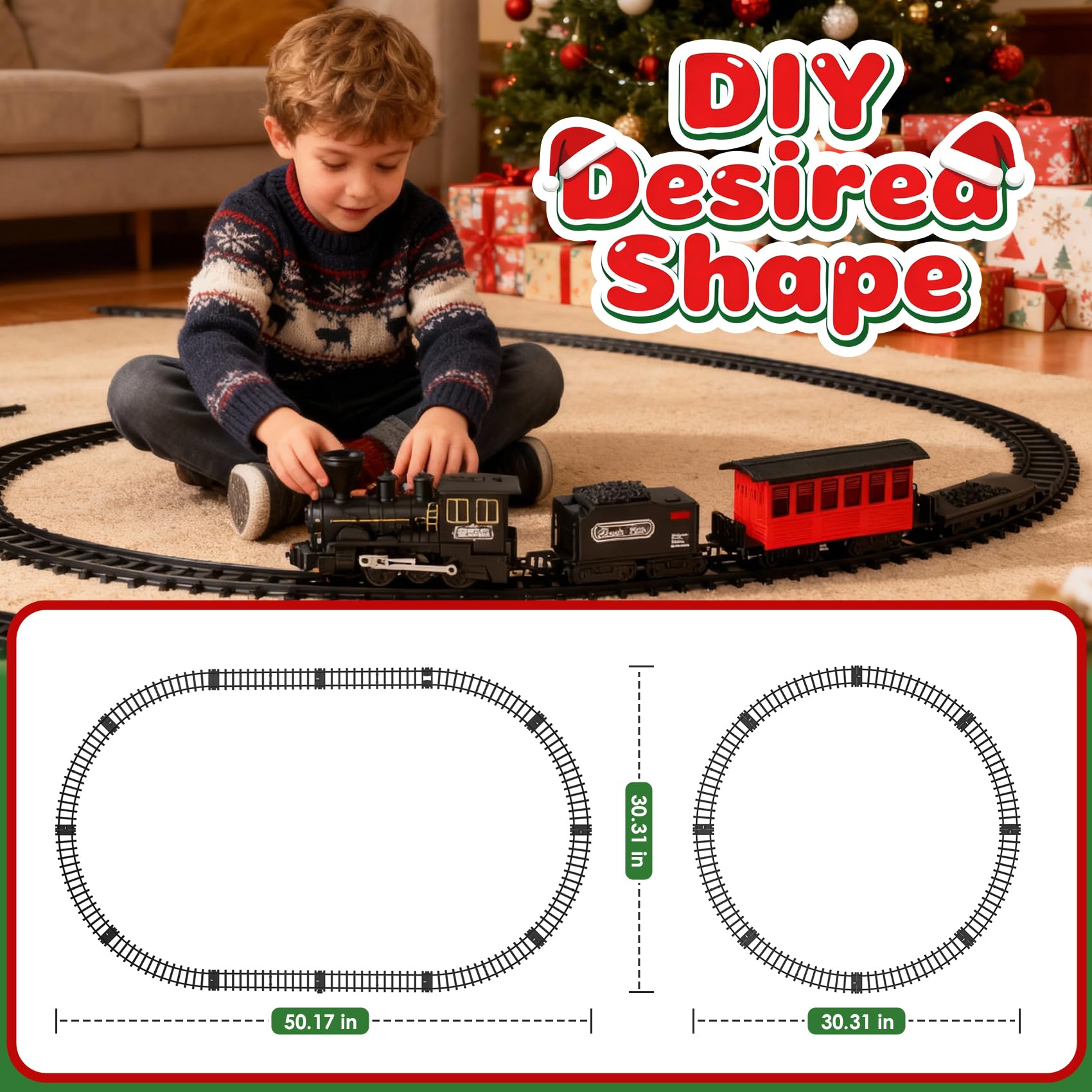 Highmall train-set accessories keep the layout complete and ready