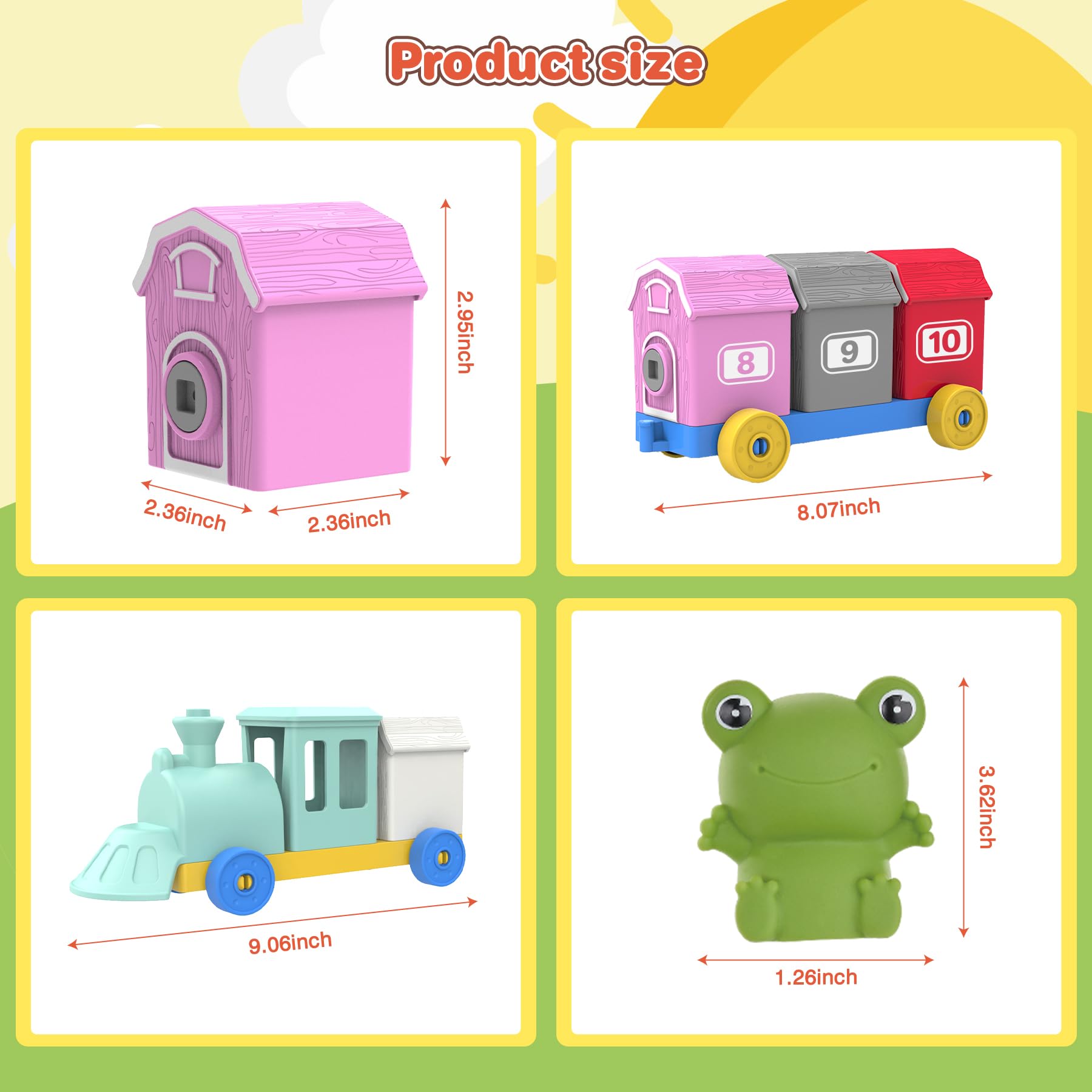 Hiheyhigh Farm Animal figures for imaginative farm adventures and social play.