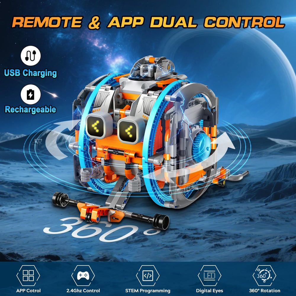 HiWEEGO robot offers Path, Gyro, Driving, Programming modes via app