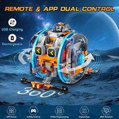 HiWEEGO robot offers Path, Gyro, Driving, Programming modes via app