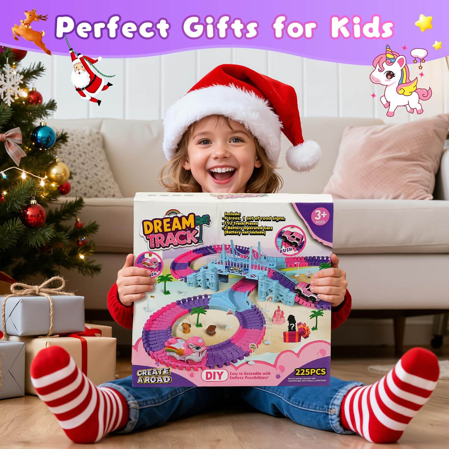 Hiketrax race track gift idea offers a delightful holiday surprise for young builders.