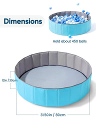Hikiddy round ball pit for babies and toddlers with safe, sturdy design.