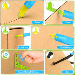 HIKISS cardboard tools with ergonomic handles for comfortable use