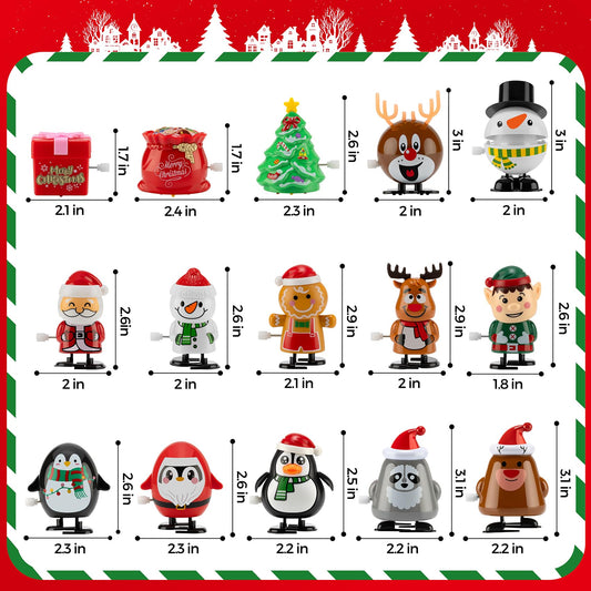 HIKUIBU wind-up snowman toy for classroom fun and party favors.
