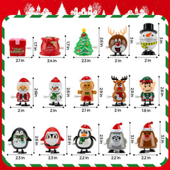 HIKUIBU wind-up snowman toy for classroom fun and party favors.