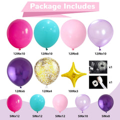 HILAVO metallic purple 12in balloons add shimmer to arches and photos