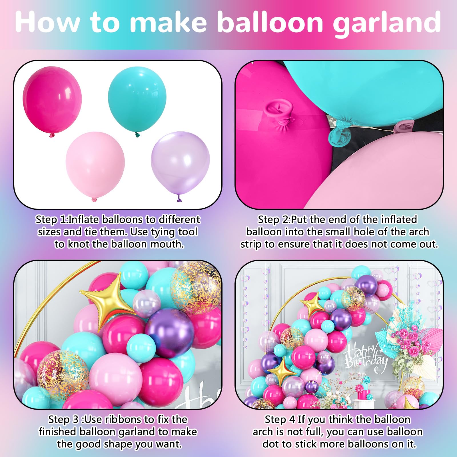 HILAVO star foil 3-pack balloons provide eye-catching focal points