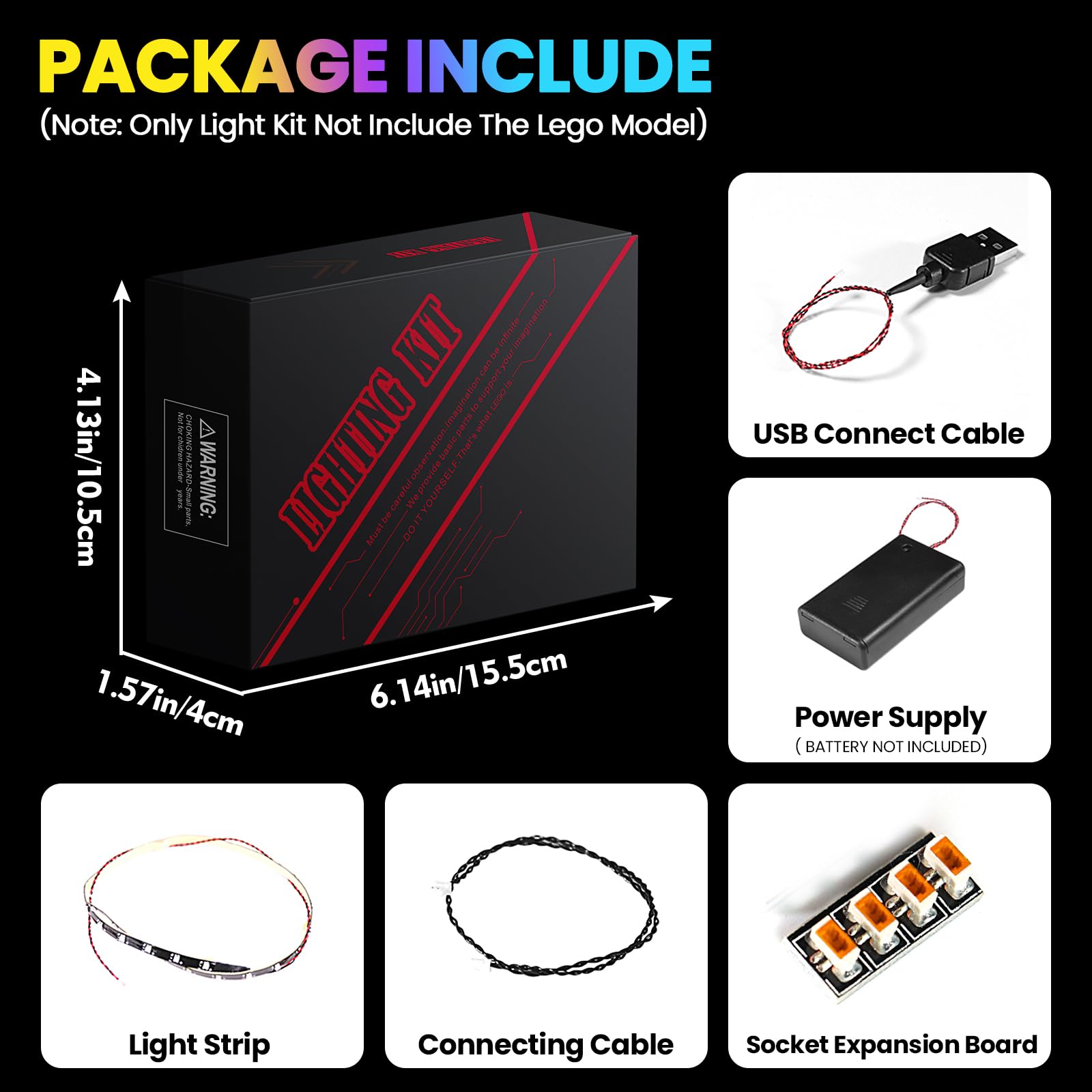 Hilighting light kit fits Lego 21349 and similar sets