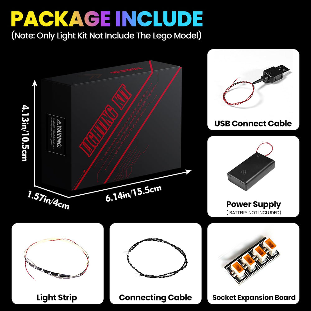 Hilighting light kit fits Lego 21349 and similar sets