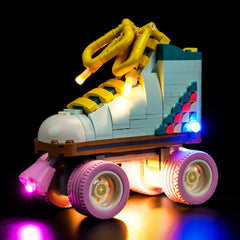 Hilighting LED light kit for roller skate lighting enhances display with vivid colors.