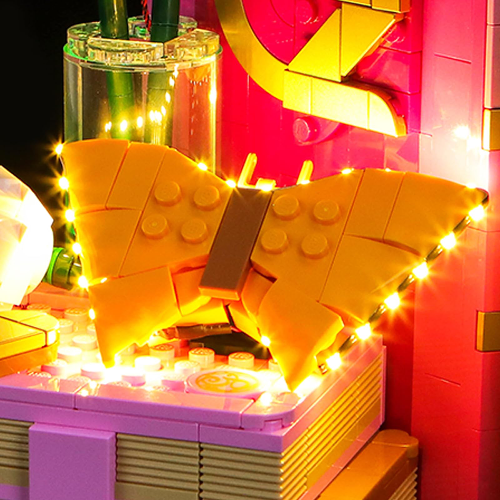 Hilighting LED light kit colorful light effects add vibrant ambiance.