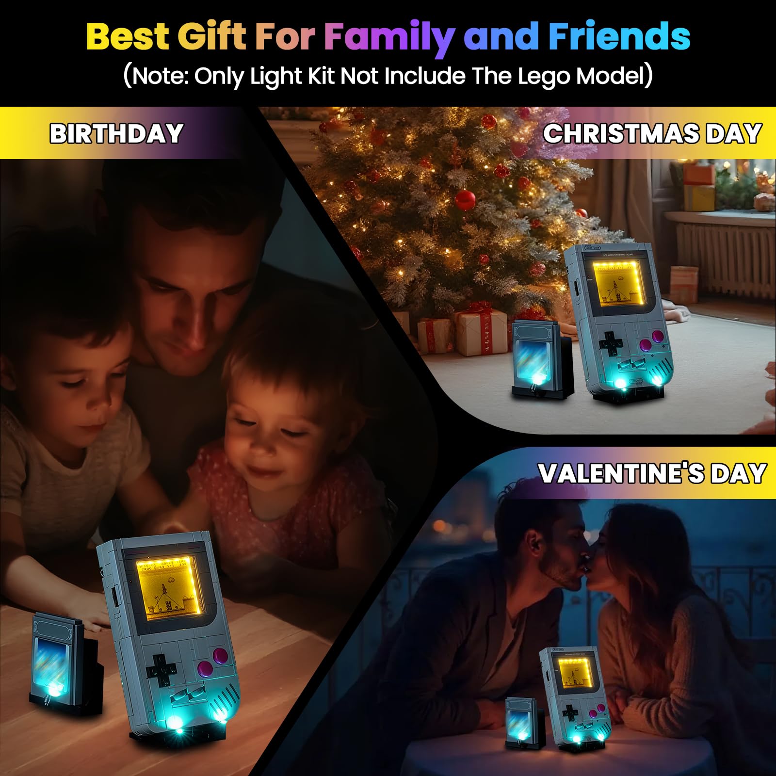 Hilighting LED light kit compatible with Lego 72046 builds for enhanced display