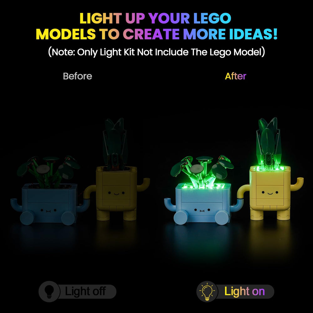 Easy installation with step-by-step guidance for Lego Botanical Happy Plants.