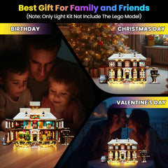 Hilighting gift-ready packaging for Lego fans and light lovers