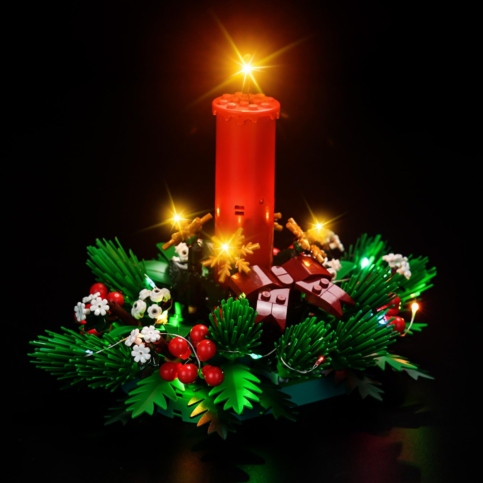 Hilighting LED Light Kit components ready to illuminate your Lego 40743 display