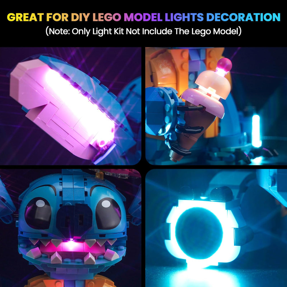 Hilighting LED light kit USB connection highlighting flexible power options for quick setup.