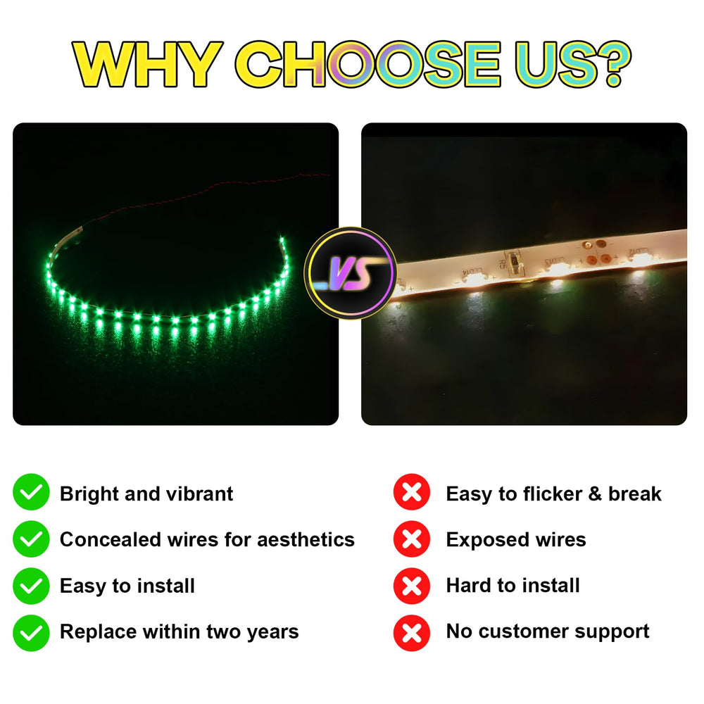 Hilighting LED light kit USB power option for flexible Lego lighting setup.