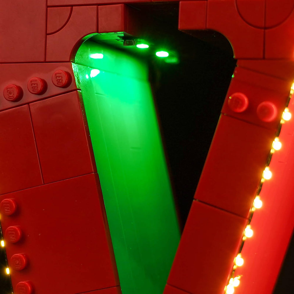 Hilighting installation process for Lego Love kit—quick setup