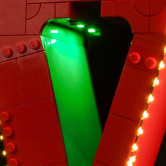 Hilighting installation process for Lego Love kit—quick setup
